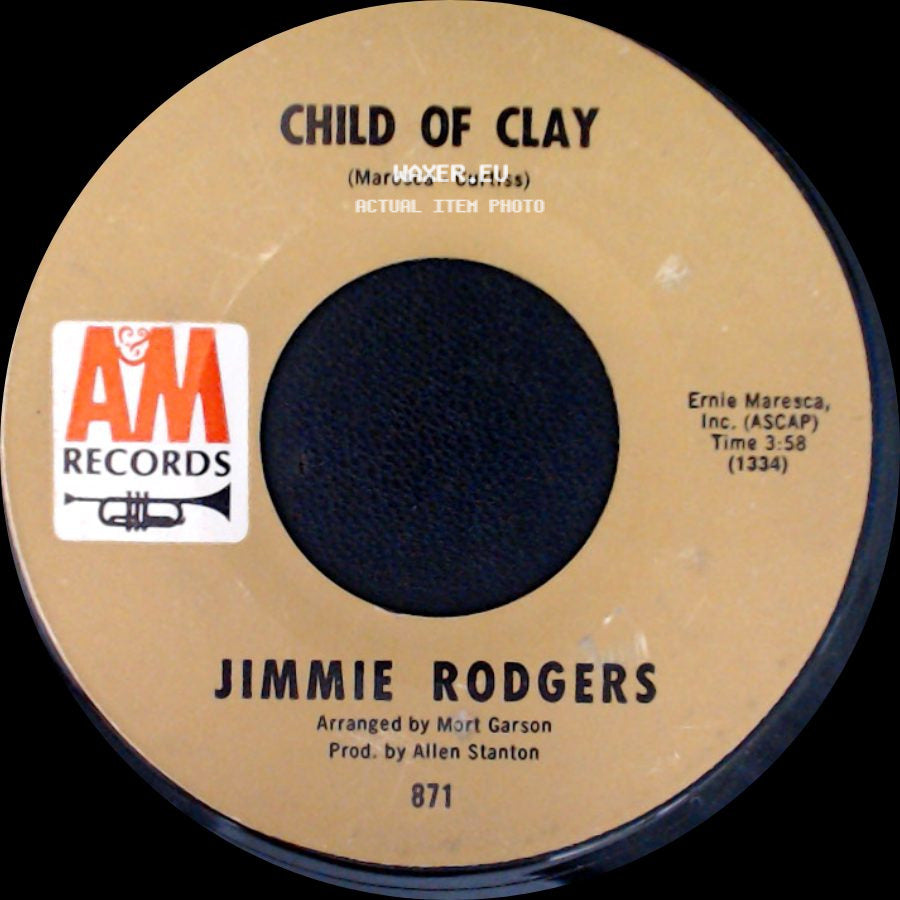 Jimmie Rodgers - Child Of Clay / Turnaround side A