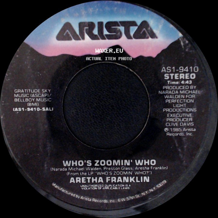 Aretha Franklin - Who's Zoomin' Who / Sweet Bitter Love side A