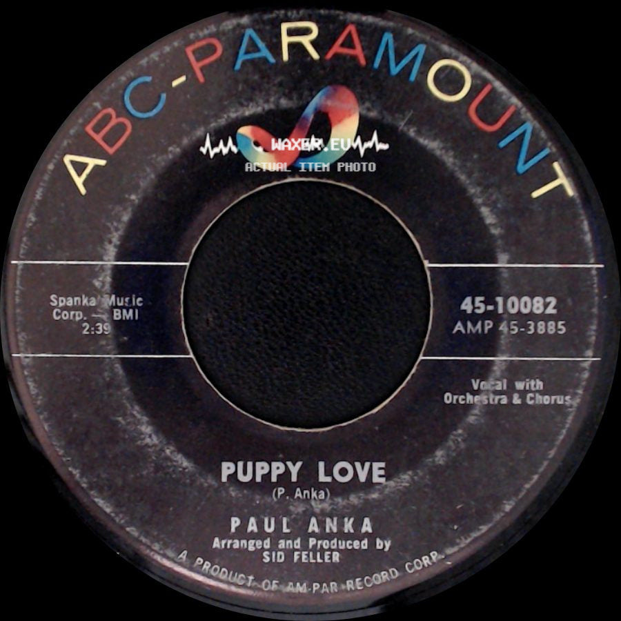 Paul Anka - Puppy Love / Adam And Eve side A
