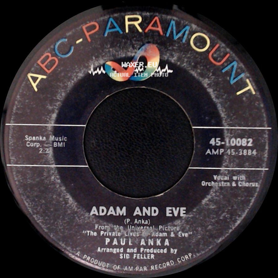 Paul Anka - Puppy Love / Adam And Eve side B