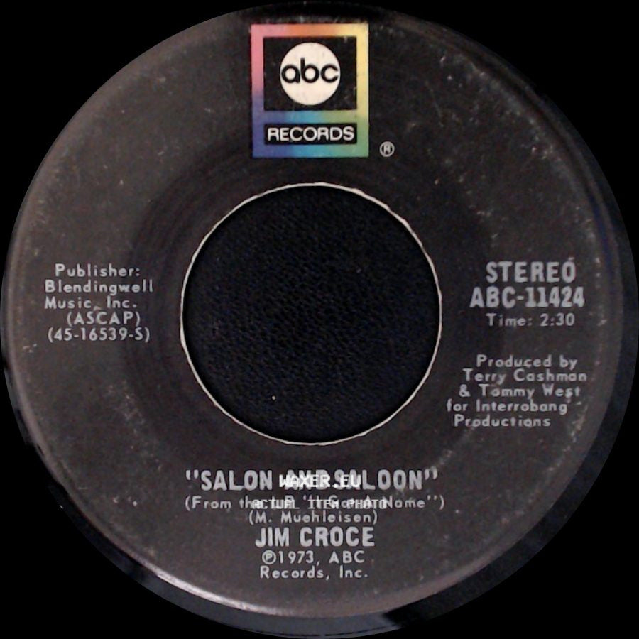 Jim Croce - Salon And Saloon / I'll Have To Say I Love You In A Song side A