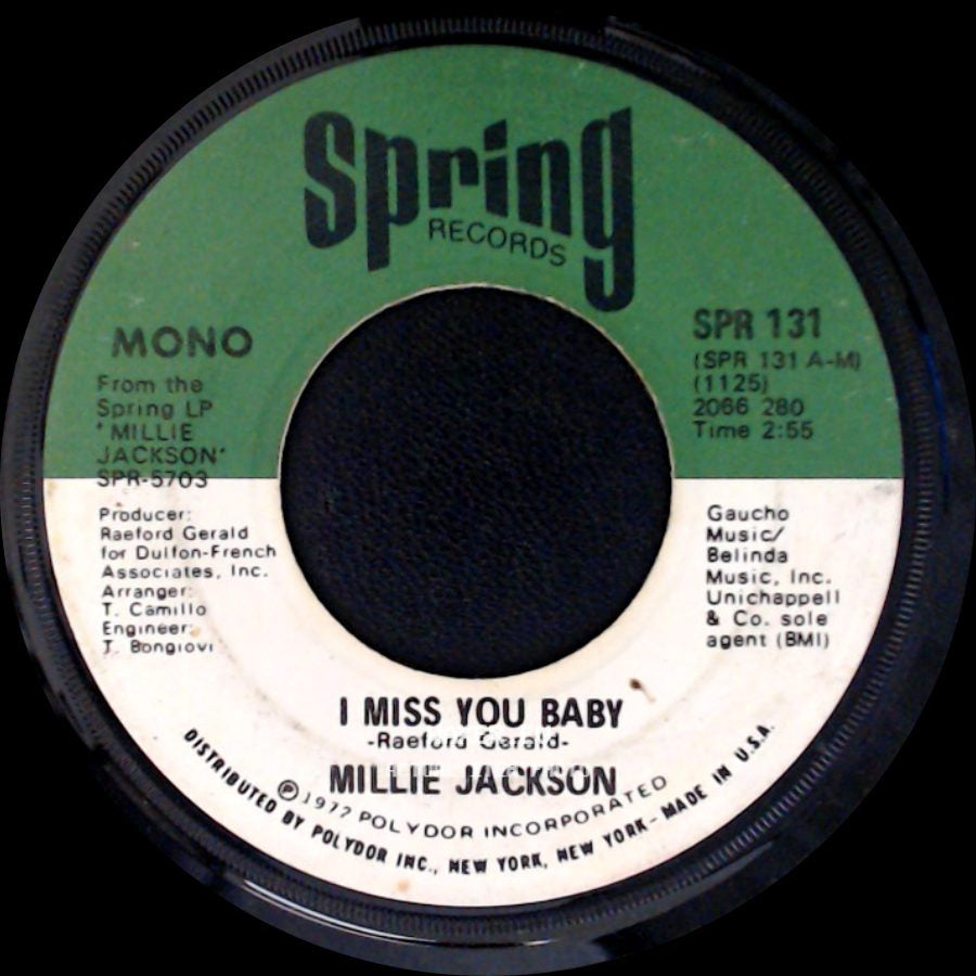 Millie Jackson - I Miss You Baby / I Ain't Giving Up side A