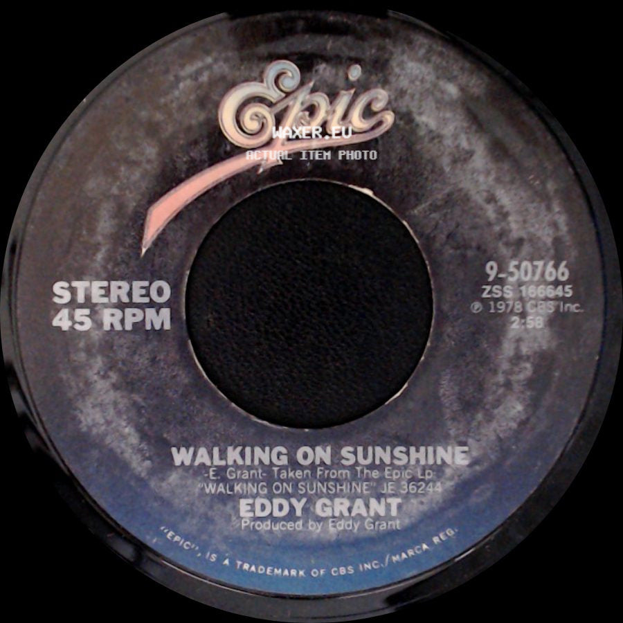 Eddy Grant - Walking On Sunshine / Sunshine Jam side A