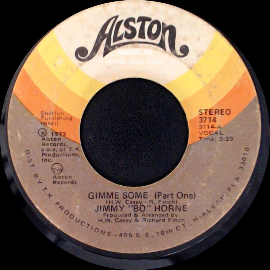 Jimmy "Bo" Horne - Gimme Some (Part One) / Gimme Some (Part Two) side A