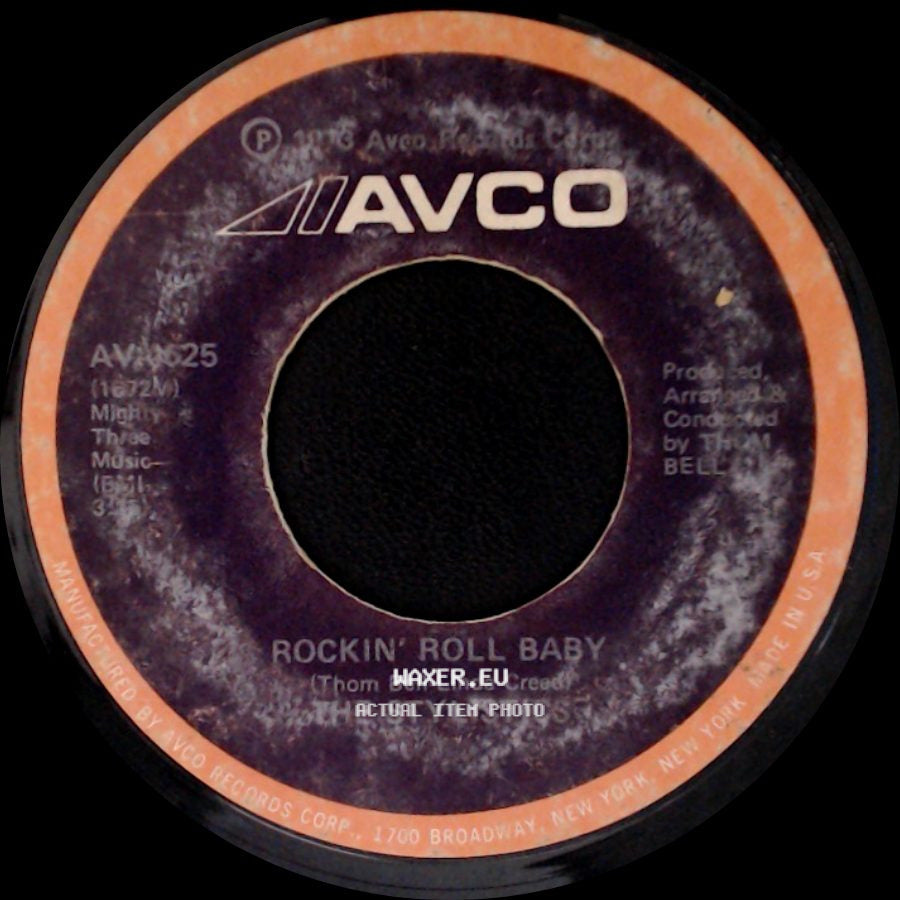 The Stylistics / Rusty Lyons - Rockin' Roll Baby / Pieces side A