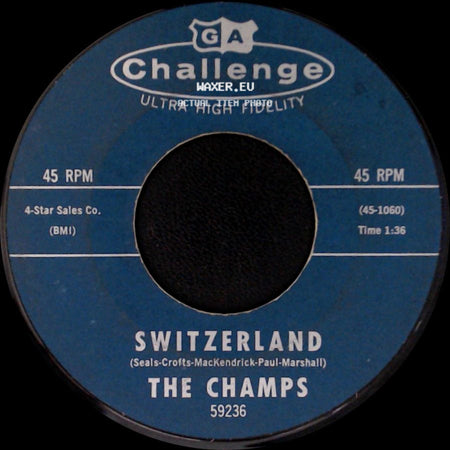 The Champs - Switzerland / Only The Young side A