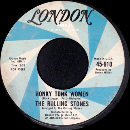 The Rolling Stones - Honky Tonk Women / You Can't Always Get What You Want side A
