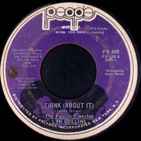 Lyn Collins - Think (About It) / Ain't No Sunshine side A