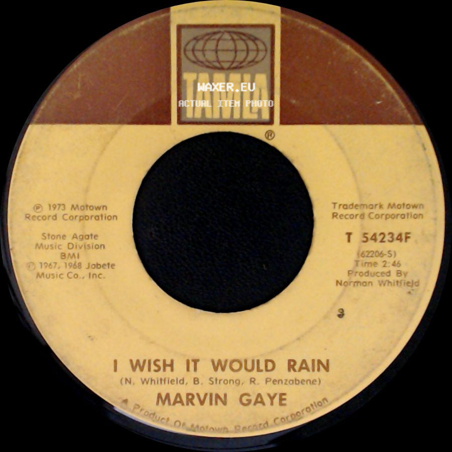 Marvin Gaye - I Wish It Would Rain / Let's Get It On side A