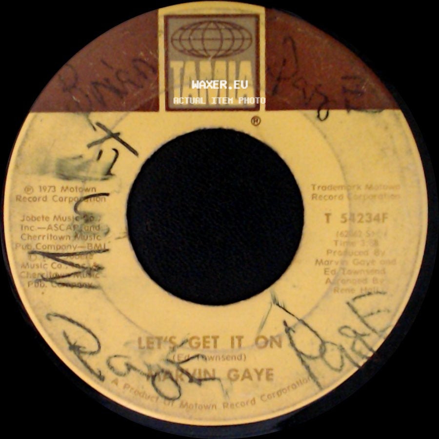 Marvin Gaye - I Wish It Would Rain / Let's Get It On side B