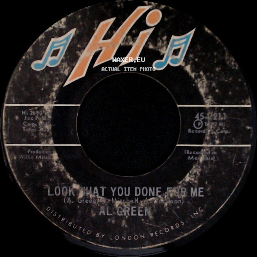 Al Green - Look What You Done For Me / La-La For You side A