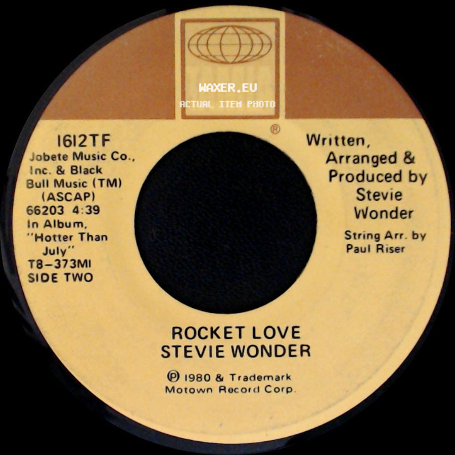 Stevie Wonder - Do I Do / Rocket Love side B