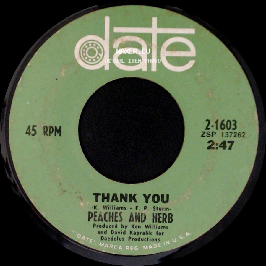 Peaches And Herb - Thank You / United side A