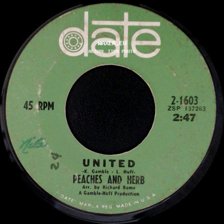 Peaches And Herb - Thank You / United side B