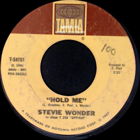 Stevie Wonder - "I Was Made To Love Her" / Hold Me side B