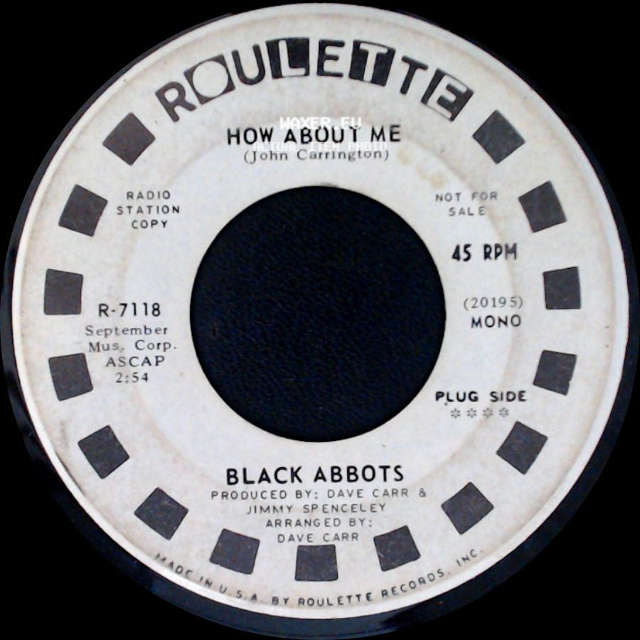 Black Abbots - How About Me / How About Me side A