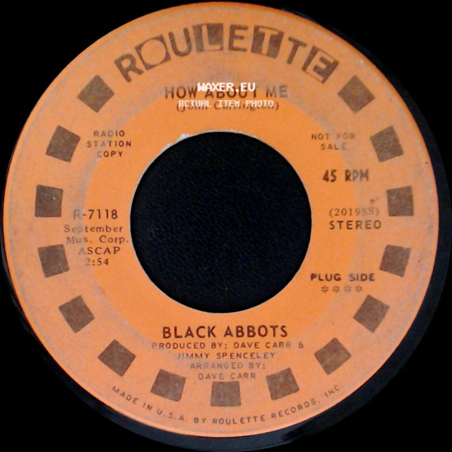 Black Abbots - How About Me / How About Me side B