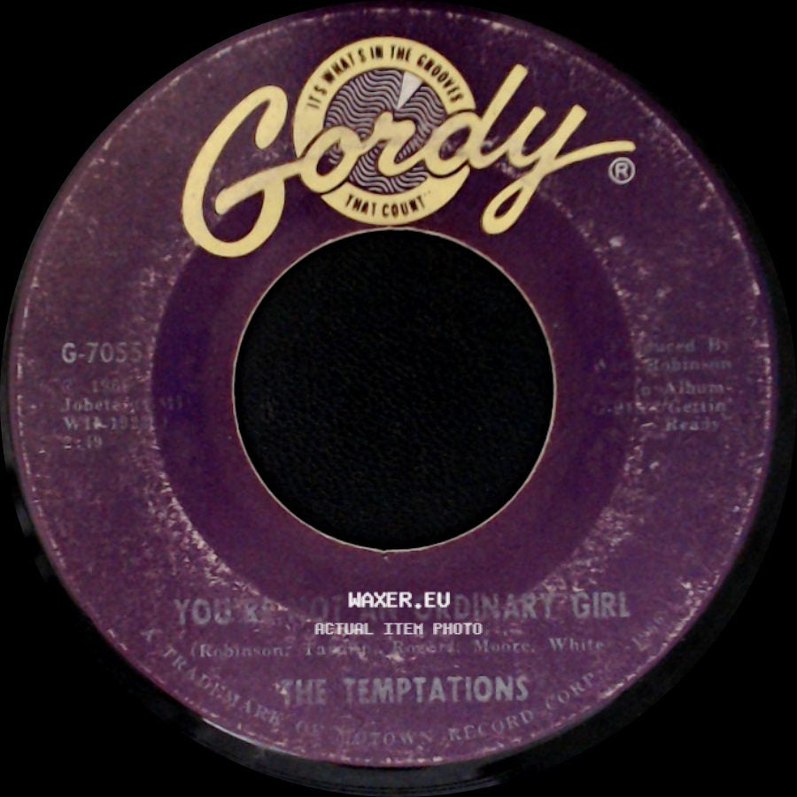 The Temptations - Beauty Is Only Skin Deep / You're Not An Ordinary Girl side B
