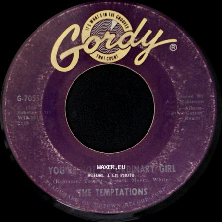 The Temptations - Beauty Is Only Skin Deep / You're Not An Ordinary Girl side B
