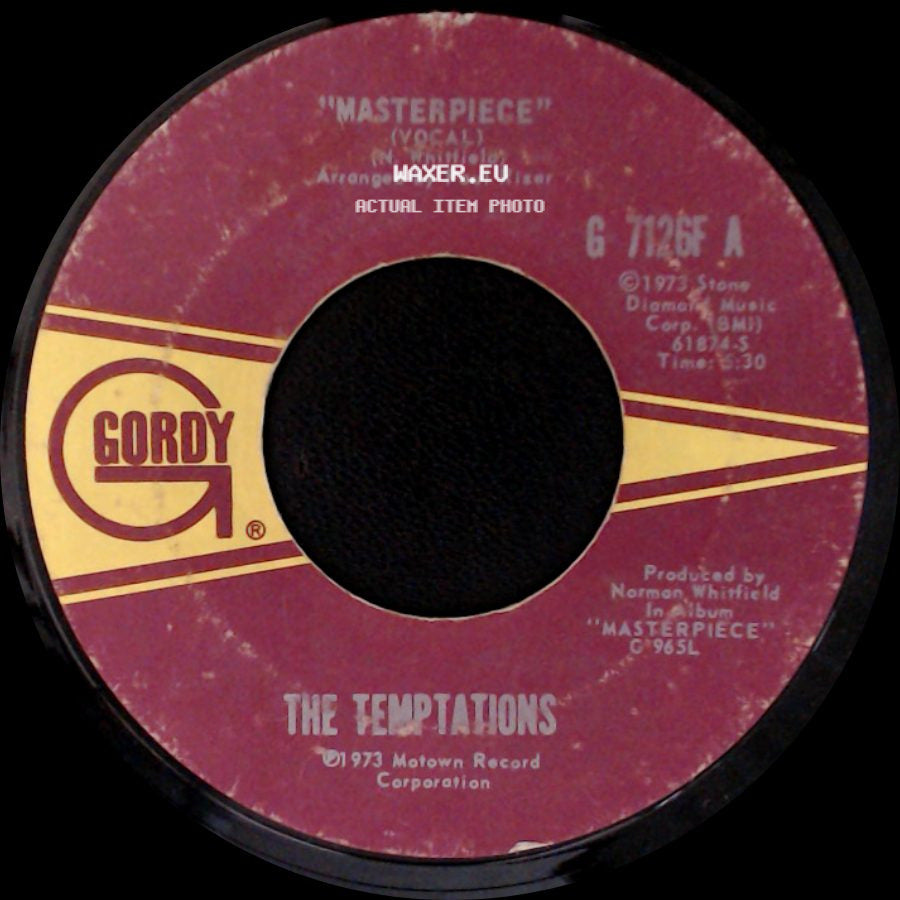 The Temptations - Masterpiece (Instrumental) / Masterpiece side B