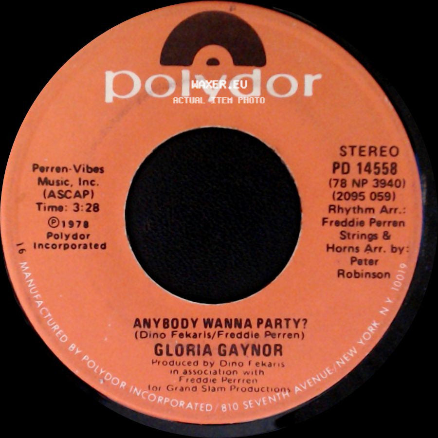 Gloria Gaynor - Anybody Wanna Party? / Please, Be There side A