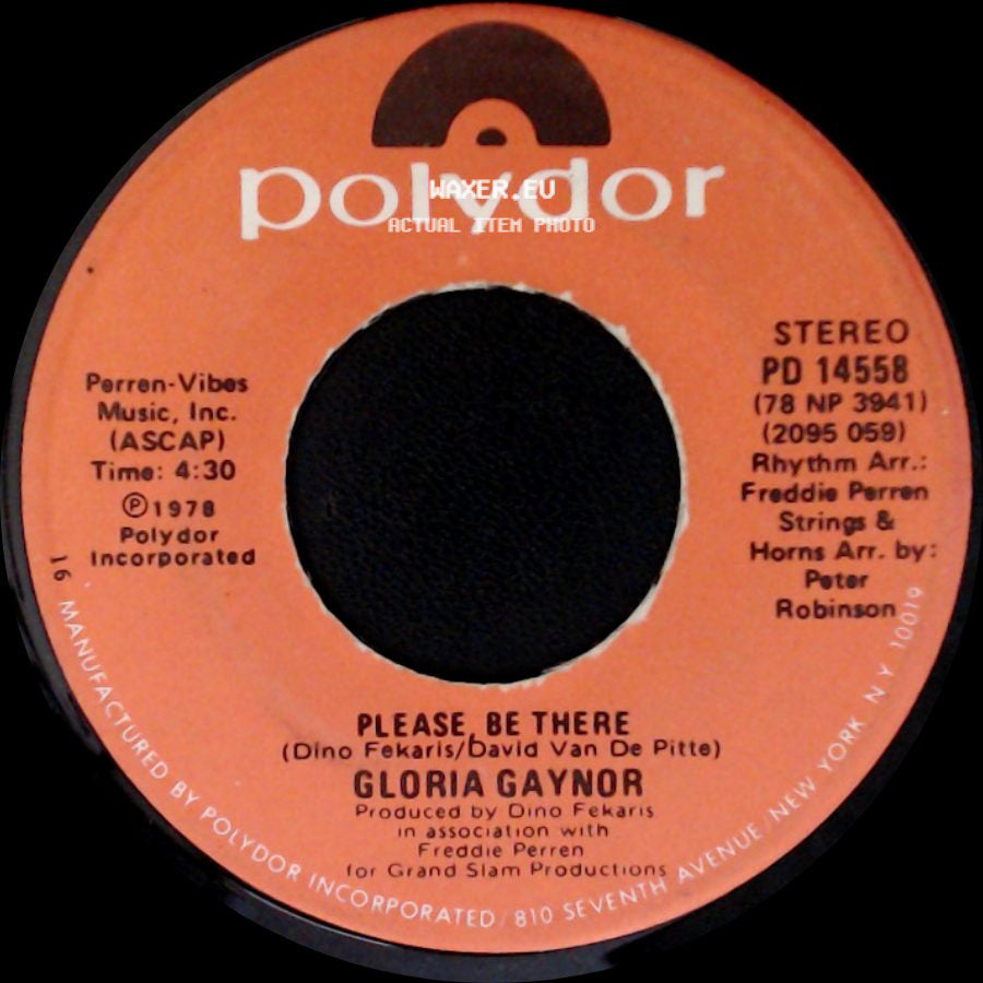 Gloria Gaynor - Anybody Wanna Party? / Please, Be There side B