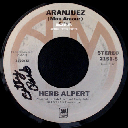 Herb Alpert - Aranjuez (Mon Amour) / Rise side A