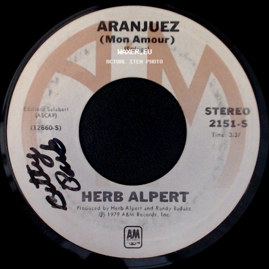 Herb Alpert - Aranjuez (Mon Amour) / Rise side A