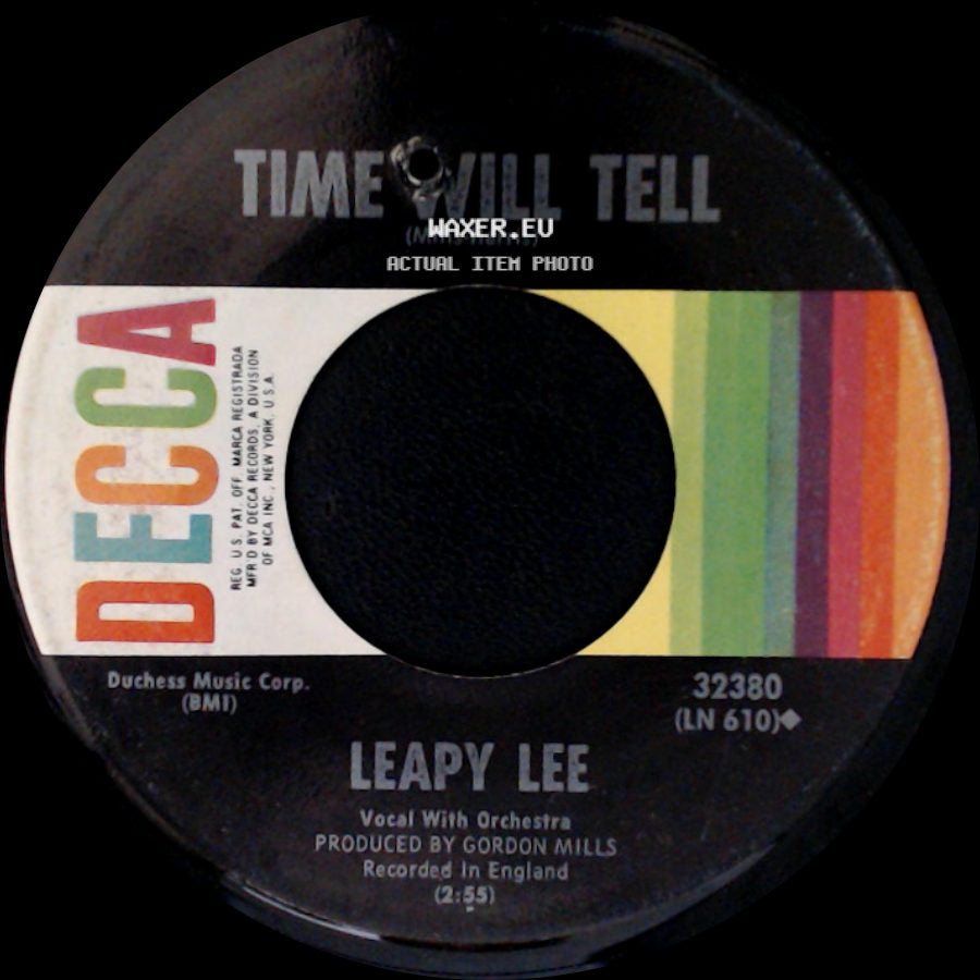 Leapy Lee / Little Arrows - Time Will Tell / Leapy Lee side A