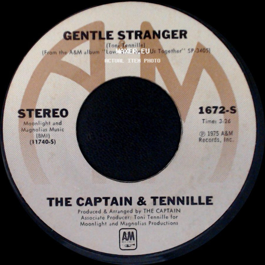 The Captain & Tennille - Gentle Stranger / Love Will Keep Us Together side A