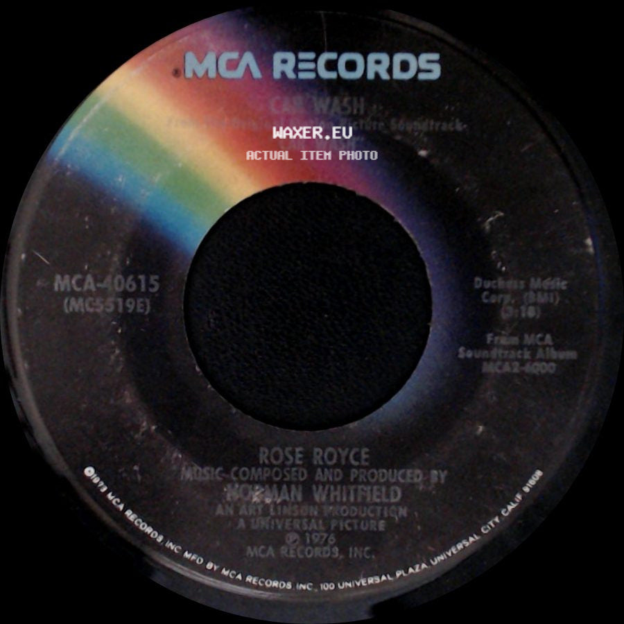 Rose Royce - Car Wash / Water side A