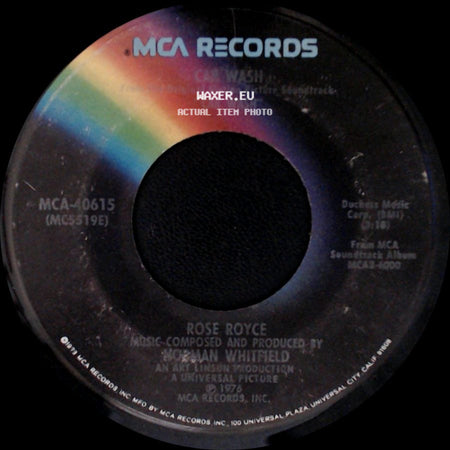 Rose Royce - Car Wash / Water side A
