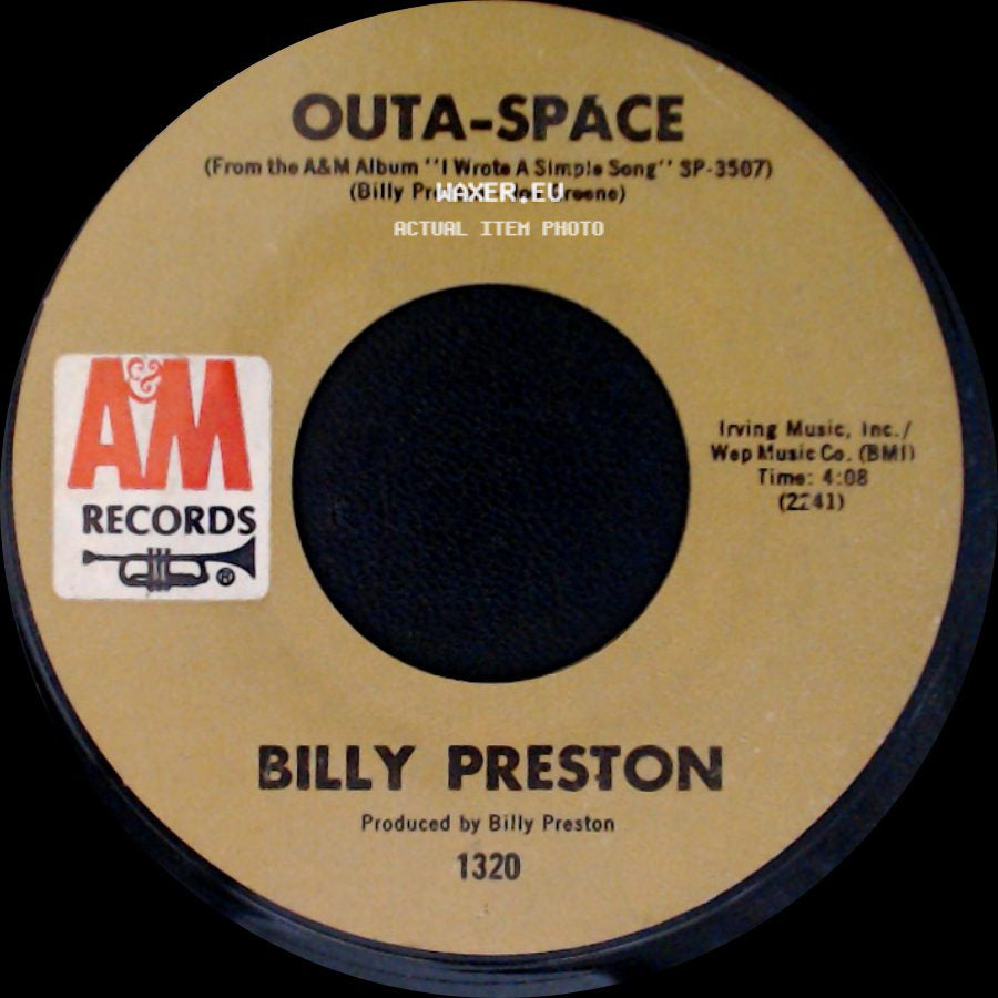 Billy Preston - Outa-Space / I Wrote A Simple Song side A