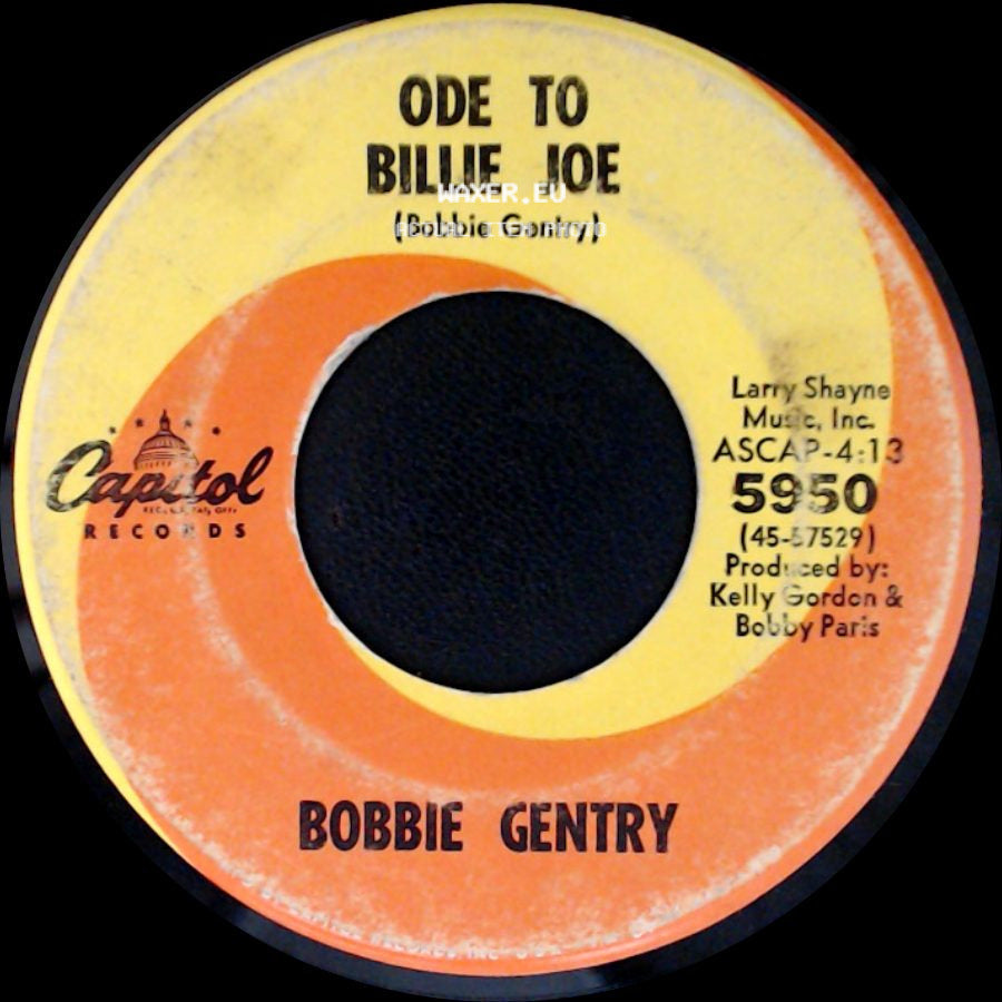 Bobbie Gentry - Mississippi Delta / Ode To Billie Joe side B