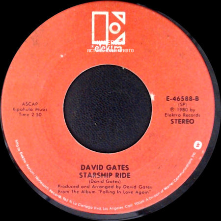 David Gates - Starship Ride / Where Does The Lovin' Go side A