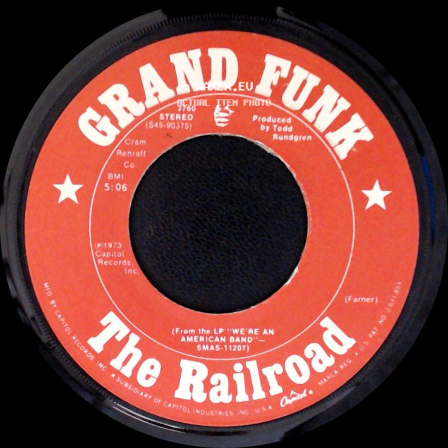 Grand Funk / The Railroad - Walk Like A Man / Unknown Title B side B