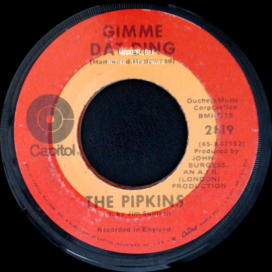 The Pipkins - To Love You / Gimme Dat Ding side B