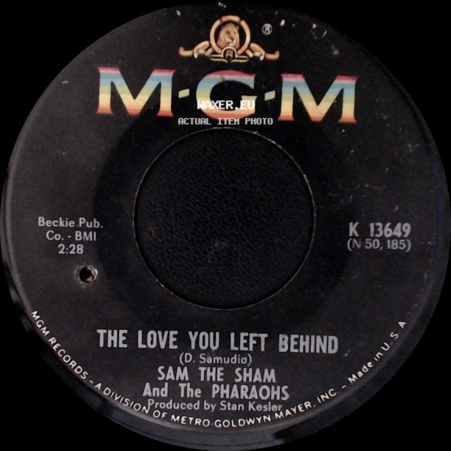 Sam The Sham And The Pharaohs - The Love You Left Behind / How Do You Catch A Girl side A