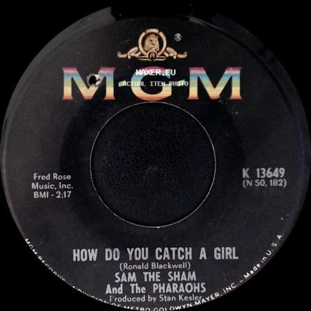 Sam The Sham And The Pharaohs - The Love You Left Behind / How Do You Catch A Girl side B
