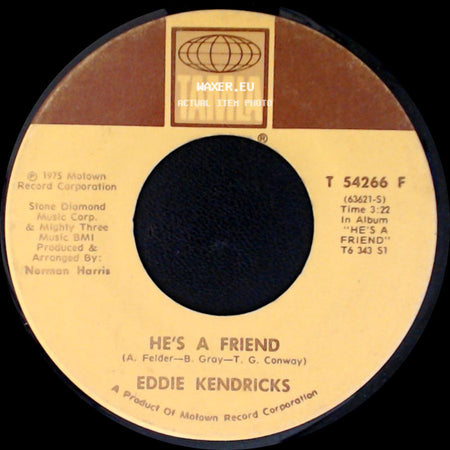 Eddie Kendricks - All Of My Love / He's A Friend side B