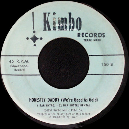 Unknown Artist - Honestly Daddy (We're Good As Gold) / Honestly Daddy (We're Good As Gold) side B