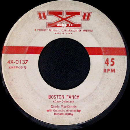 Gisele Mackenzie - Hard To Get / Boston Fancy side B