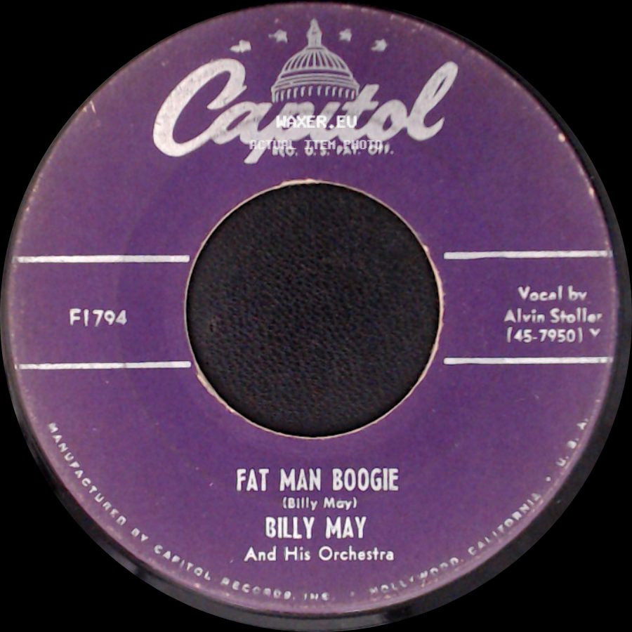 Billy May And His Orchestra - Fat Man Boogie / My Silent Love side A