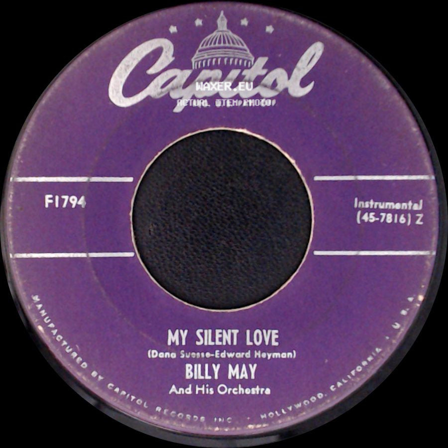 Billy May And His Orchestra - Fat Man Boogie / My Silent Love side B