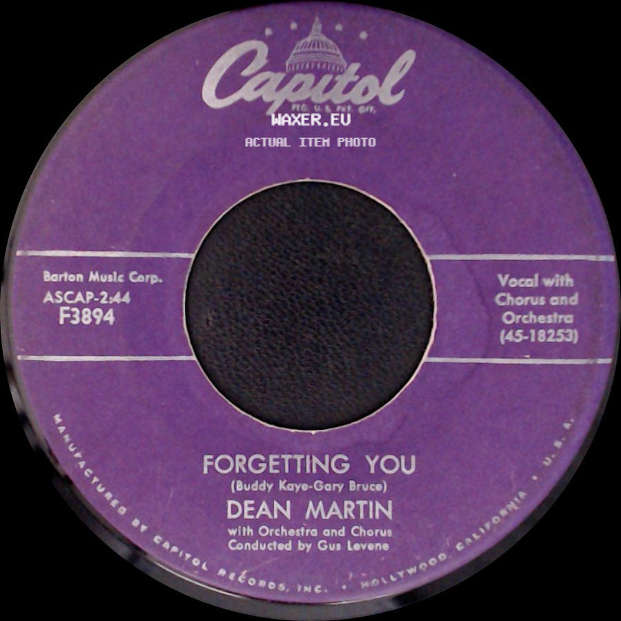 Dean Martin - Return To Me / Forgetting You side B