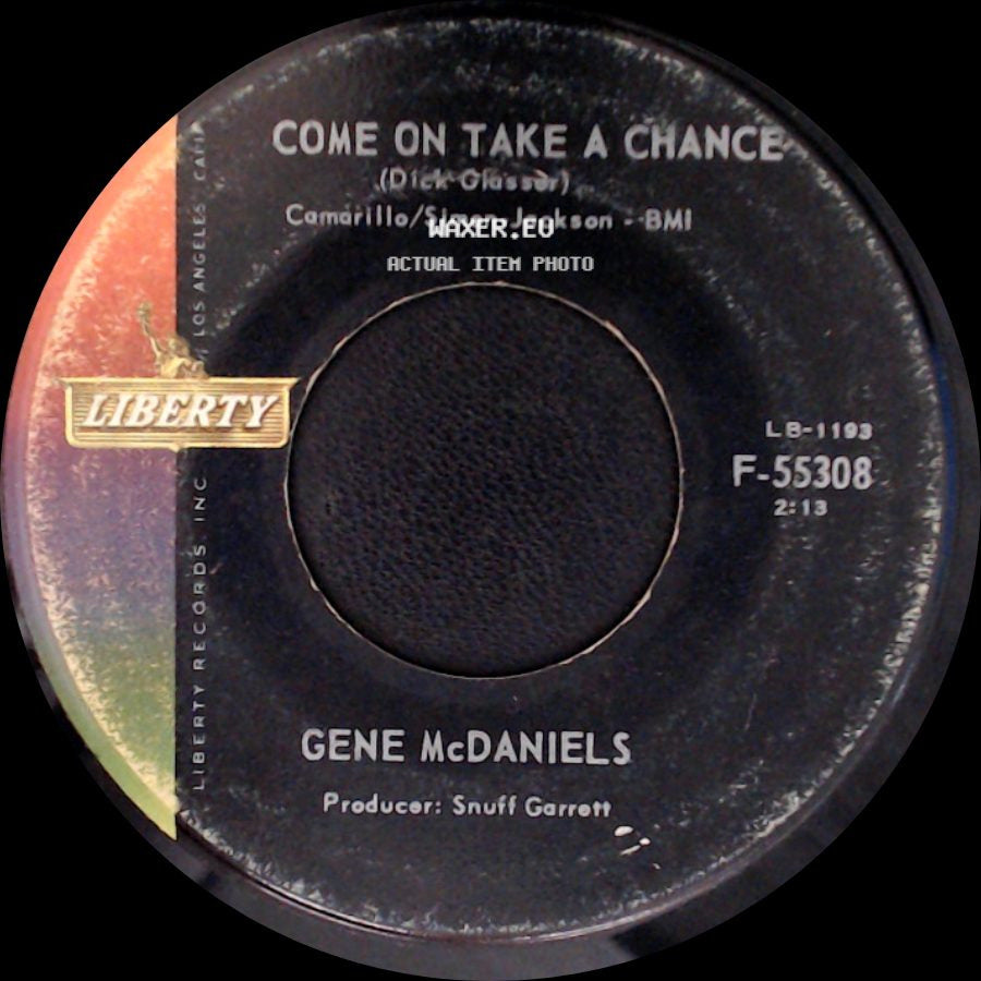 Gene Mcdaniels - Come On Take A Chance / A Hundred Pounds Of Clay side A