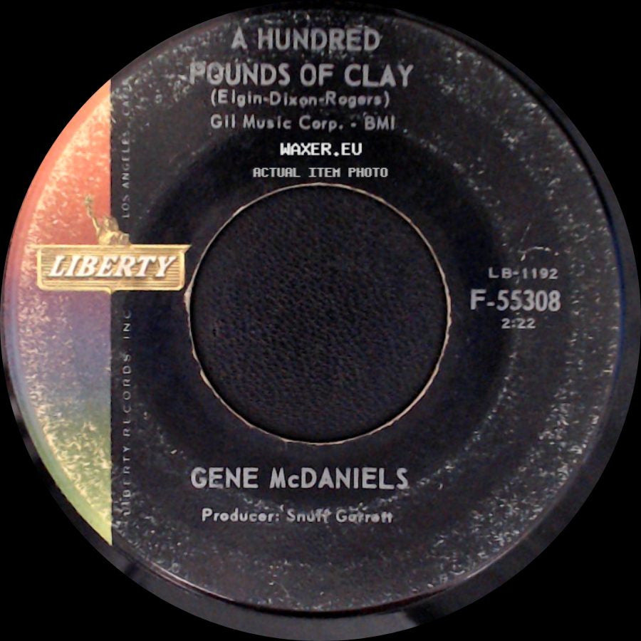 Gene Mcdaniels - Come On Take A Chance / A Hundred Pounds Of Clay side B