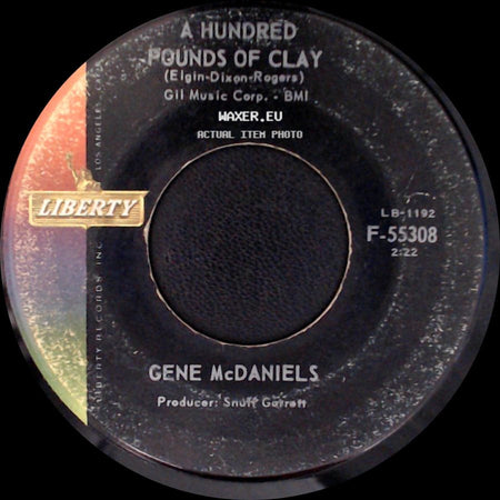 Gene Mcdaniels - Come On Take A Chance / A Hundred Pounds Of Clay side B
