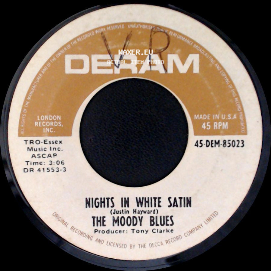 The Moody Blues - Cities / Nights In White Satin side B