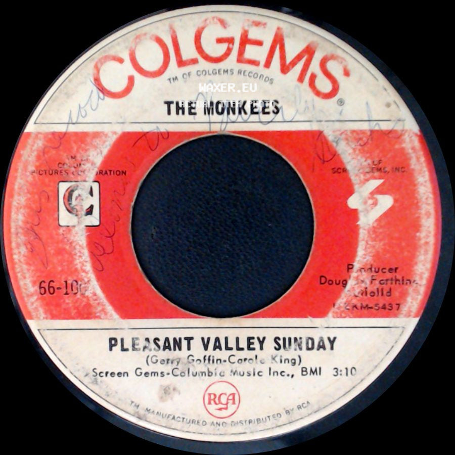 The Monkees - Words / Pleasant Valley Sunday side B